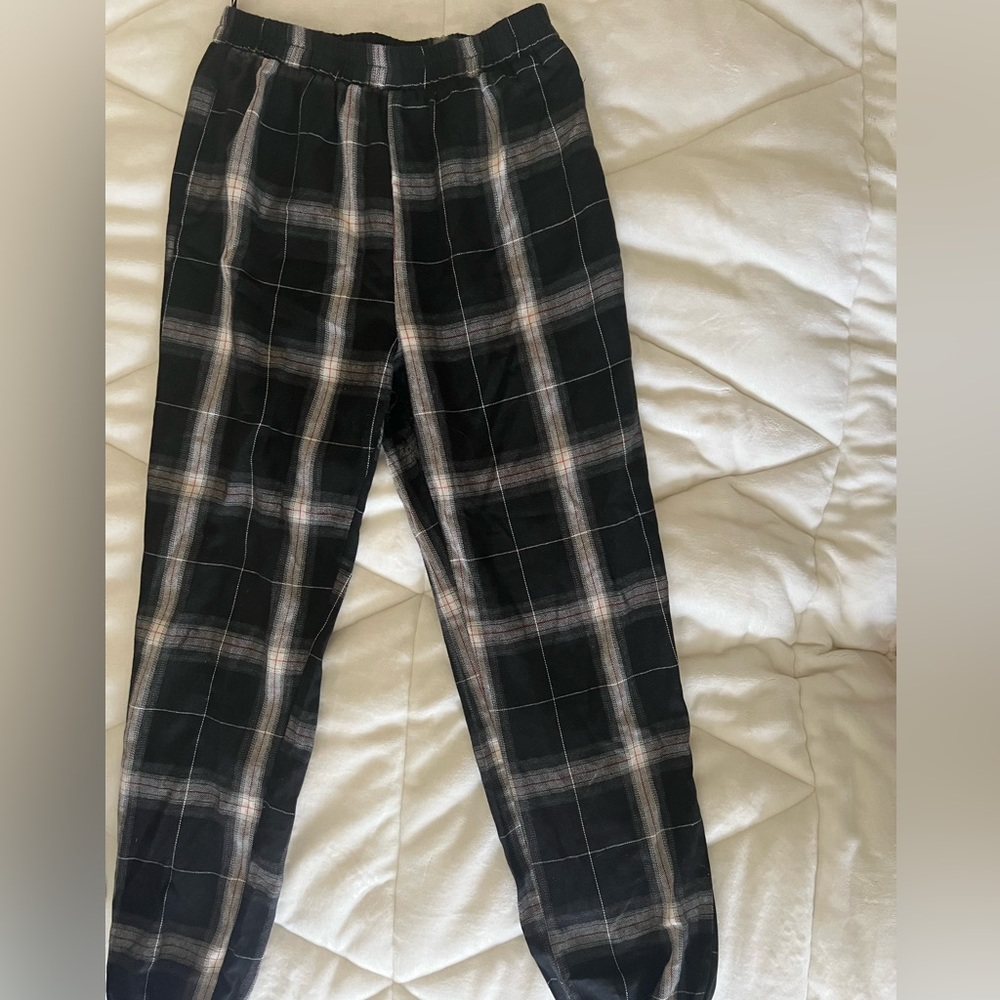 Plaid Joggers